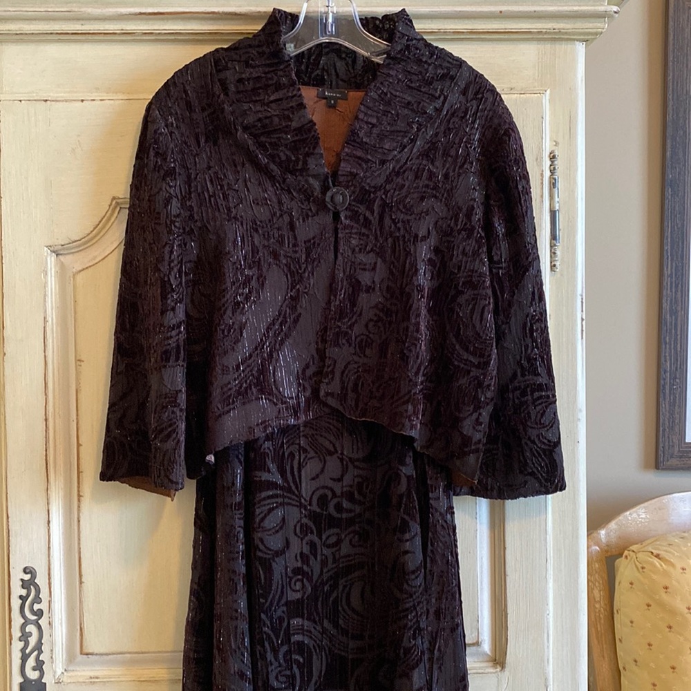 KOMAROV Dress and Jacket with a slip Small